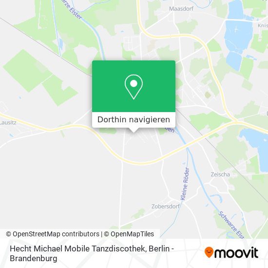 Hecht Michael Mobile Tanzdiscothek Karte