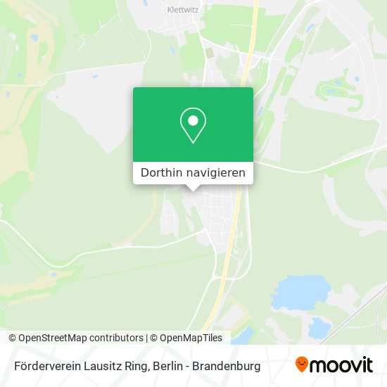 Förderverein Lausitz Ring Karte