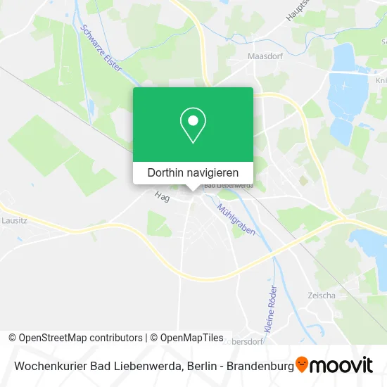 Wochenkurier Bad Liebenwerda Karte