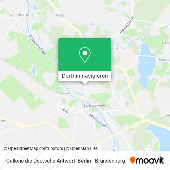 Gallone die Deutsche Antwort Karte