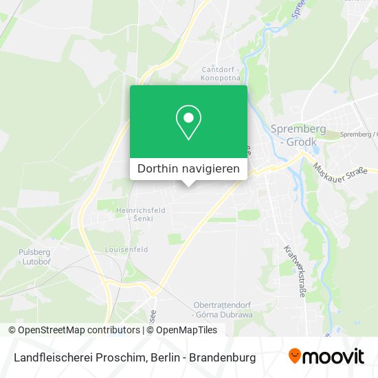 Landfleischerei Proschim Karte