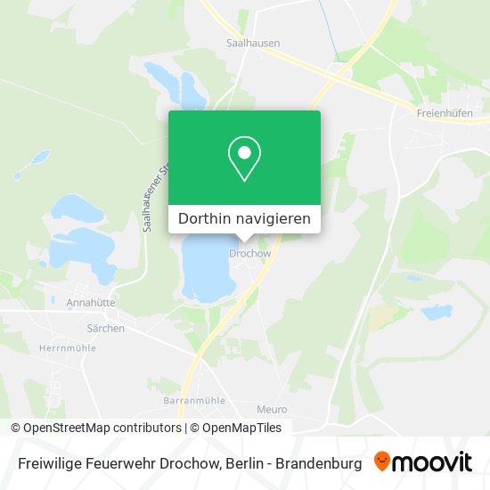 Freiwilige Feuerwehr Drochow Karte