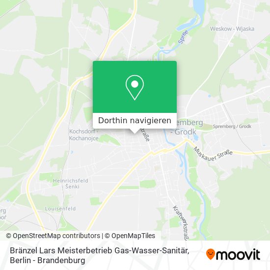 Bränzel Lars Meisterbetrieb Gas-Wasser-Sanitär Karte