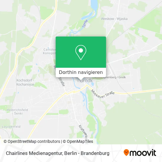 Chairlines Medienagentur Karte