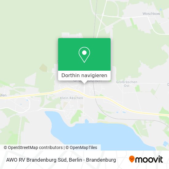 AWO RV Brandenburg Süd Karte