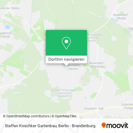 Steffen Koschker Gartenbau Karte
