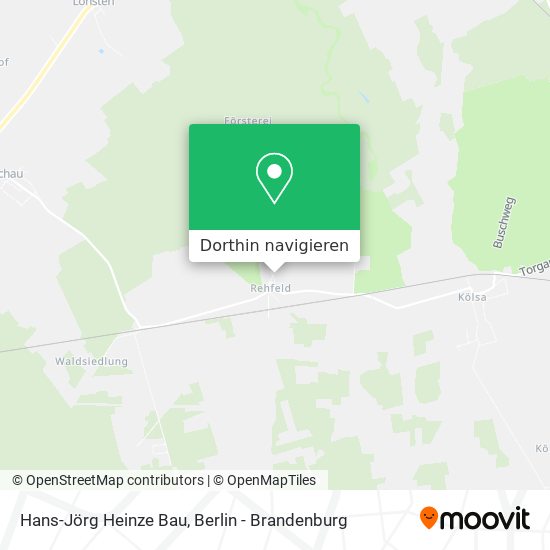 Hans-Jörg Heinze Bau Karte