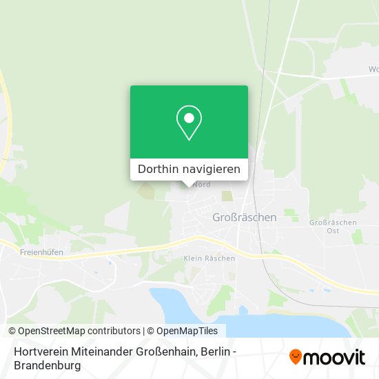 Hortverein Miteinander Großenhain Karte