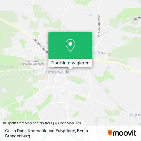 Gallin Dana Kosmetik und Fußpflege Karte