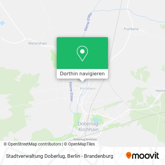 Stadtverwaltung Doberlug Karte
