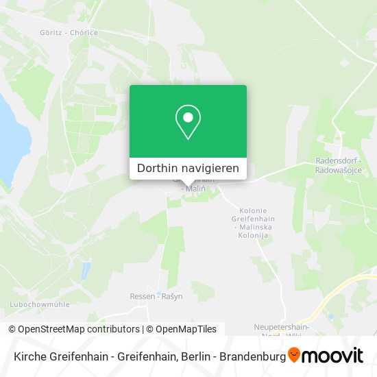 Kirche Greifenhain - Greifenhain Karte