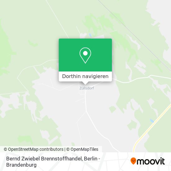 Bernd Zwiebel Brennstoffhandel Karte