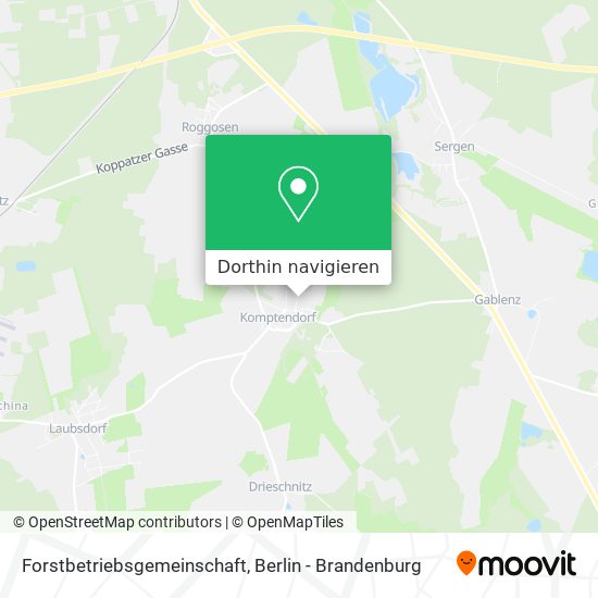 Forstbetriebsgemeinschaft Karte