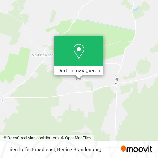 Thiendorfer Fräsdienst Karte