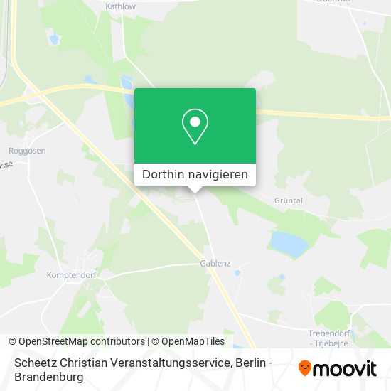 Scheetz Christian Veranstaltungsservice Karte
