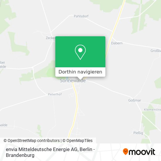 envia Mitteldeutsche Energie AG Karte