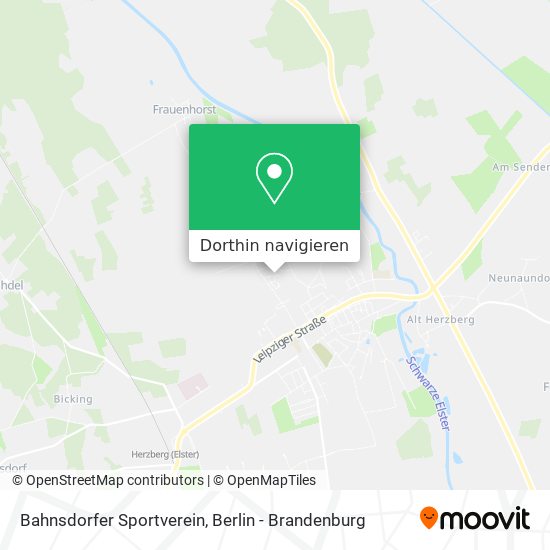 Bahnsdorfer Sportverein Karte