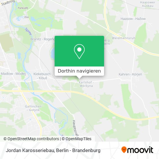 Jordan Karosseriebau Karte