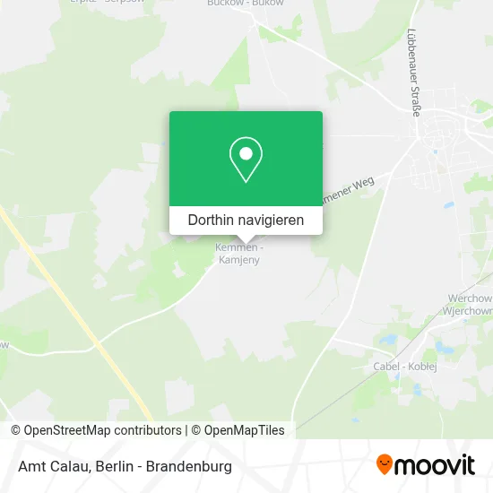 Amt Calau Karte