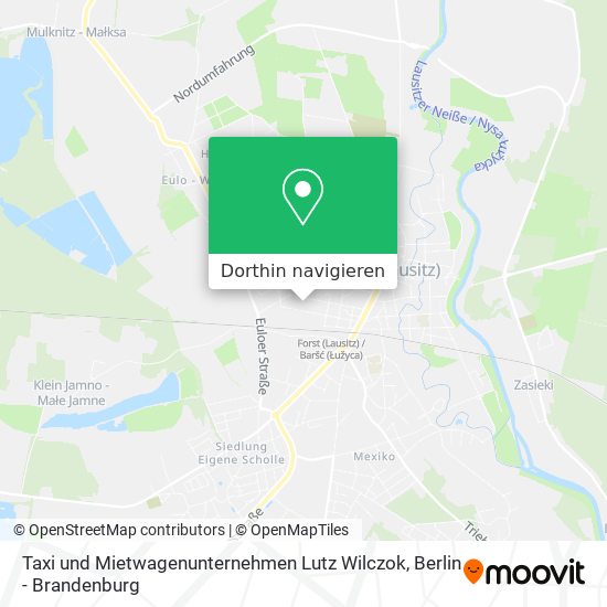 Taxi und Mietwagenunternehmen Lutz Wilczok Karte