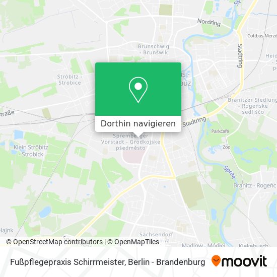 Fußpflegepraxis Schirrmeister Karte