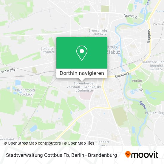 Stadtverwaltung Cottbus Fb Karte