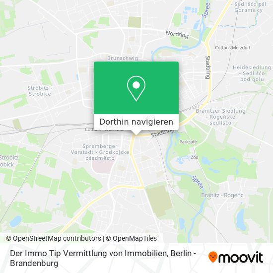 Der Immo Tip Vermittlung von Immobilien Karte