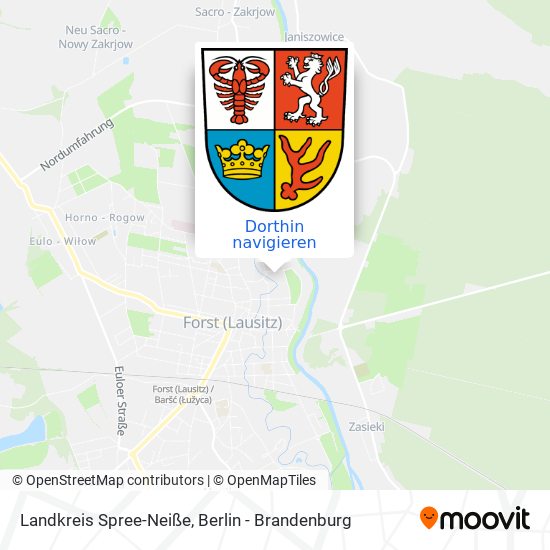 Landkreis Spree-Neiße Karte