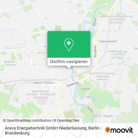 Areva Energietechnik GmbH Niederlassung Karte