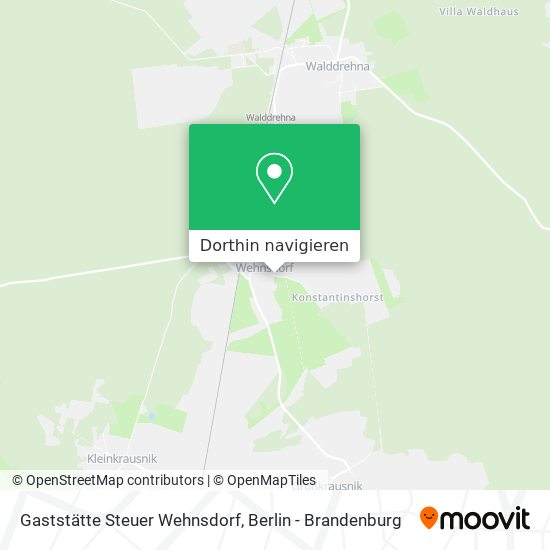 Gaststätte Steuer Wehnsdorf Karte