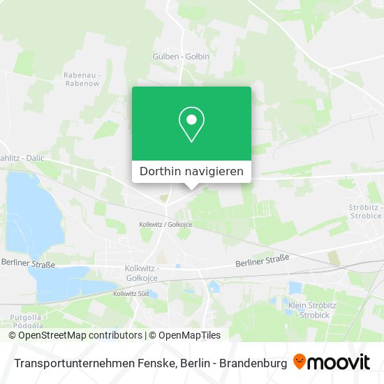 Transportunternehmen Fenske Karte