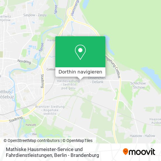 Mathiske Hausmeister-Service und Fahrdienstleistungen Karte