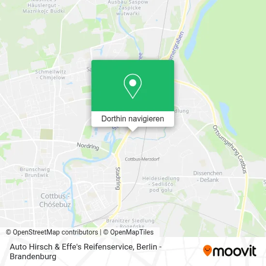 Auto Hirsch & Effe's Reifenservice Karte