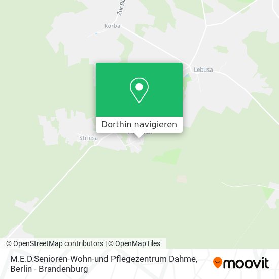 M.E.D.Senioren-Wohn-und Pflegezentrum Dahme Karte