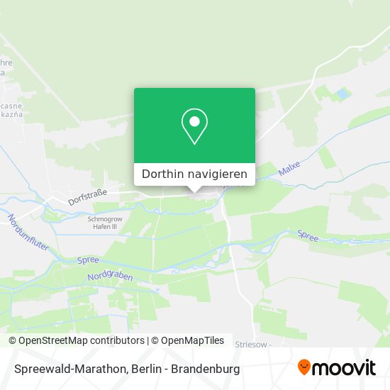 Spreewald-Marathon Karte