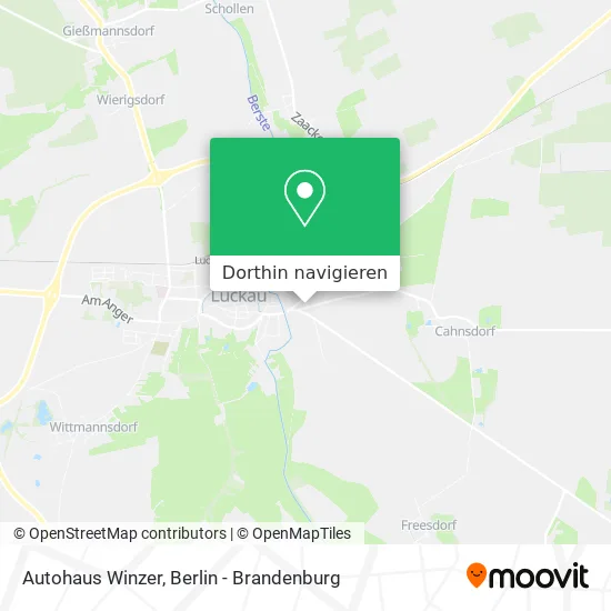 Autohaus Winzer Karte