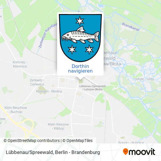 Lübbenau/Spreewald Karte