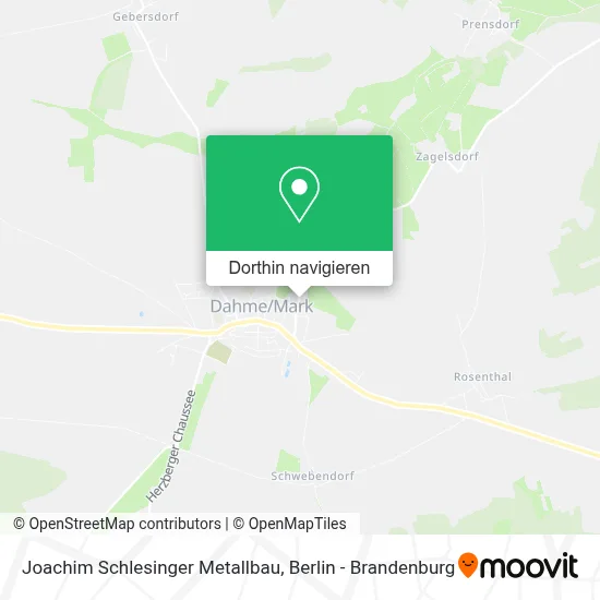 Joachim Schlesinger Metallbau Karte