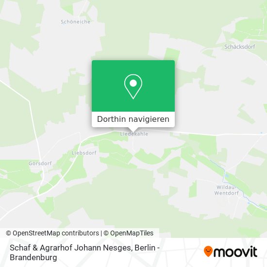 Schaf & Agrarhof Johann Nesges Karte
