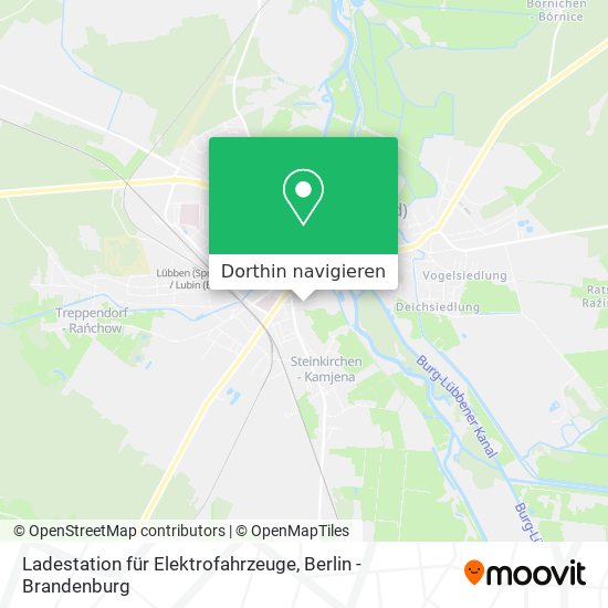 Ladestation für Elektrofahrzeuge Karte