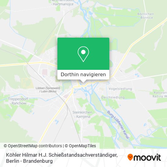 Köhler Hilmar H.J. Schießstandsachverständiger Karte