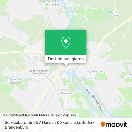 Servicebüro für EDV Hansen & Skodzinski Karte