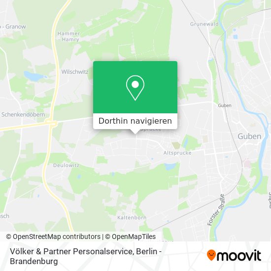Völker & Partner Personalservice Karte