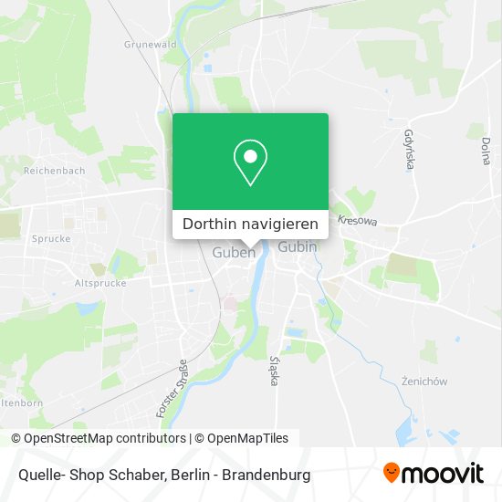 Quelle- Shop Schaber Karte