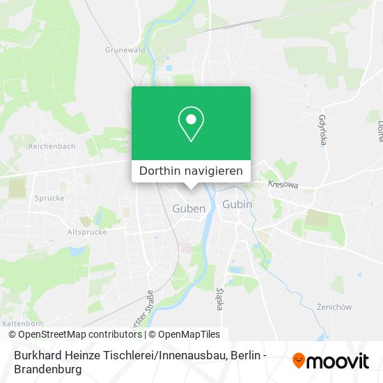 Burkhard Heinze Tischlerei / Innenausbau Karte
