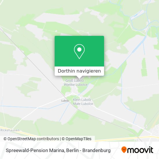 Spreewald-Pension Marina Karte