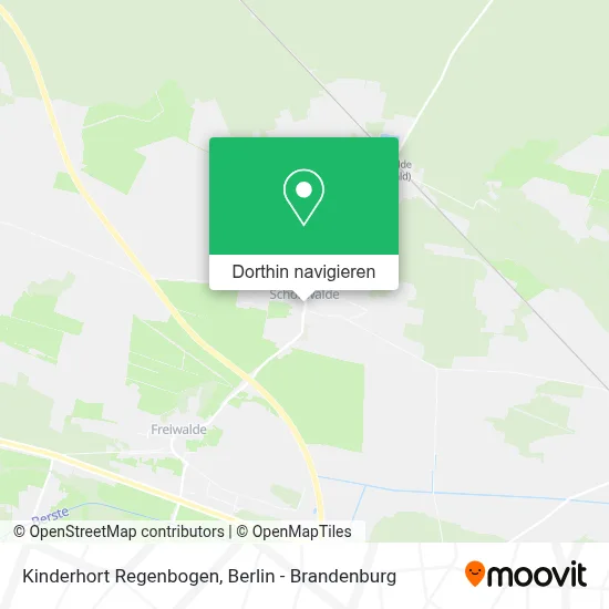 Kinderhort Regenbogen Karte