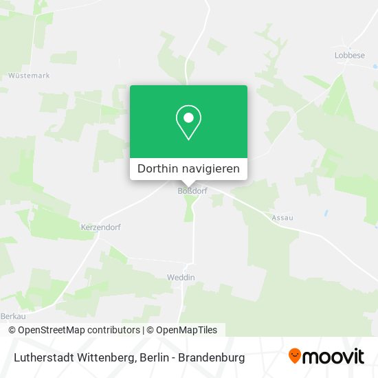 Lutherstadt Wittenberg Karte