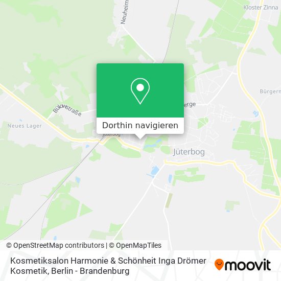 Kosmetiksalon Harmonie & Schönheit Inga Drömer Kosmetik Karte