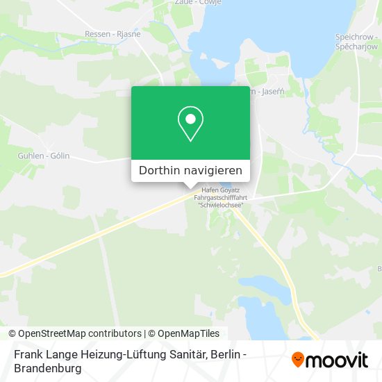 Frank Lange Heizung-Lüftung Sanitär Karte
